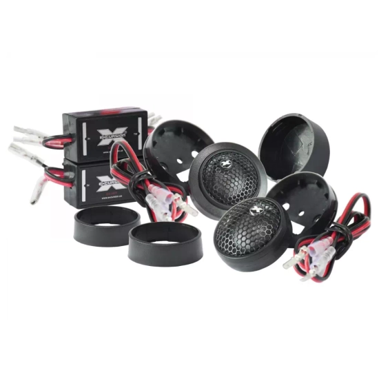 Excursion SX-2S – tweetery samochodowe 20 mm, jedwabne kopułki, 4 Ohm, 40/80 W, Plug&Play
